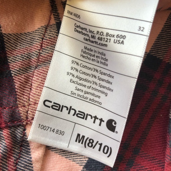 Plaid Button-Up Shirt - Red and Pink - Picture 7 of 16